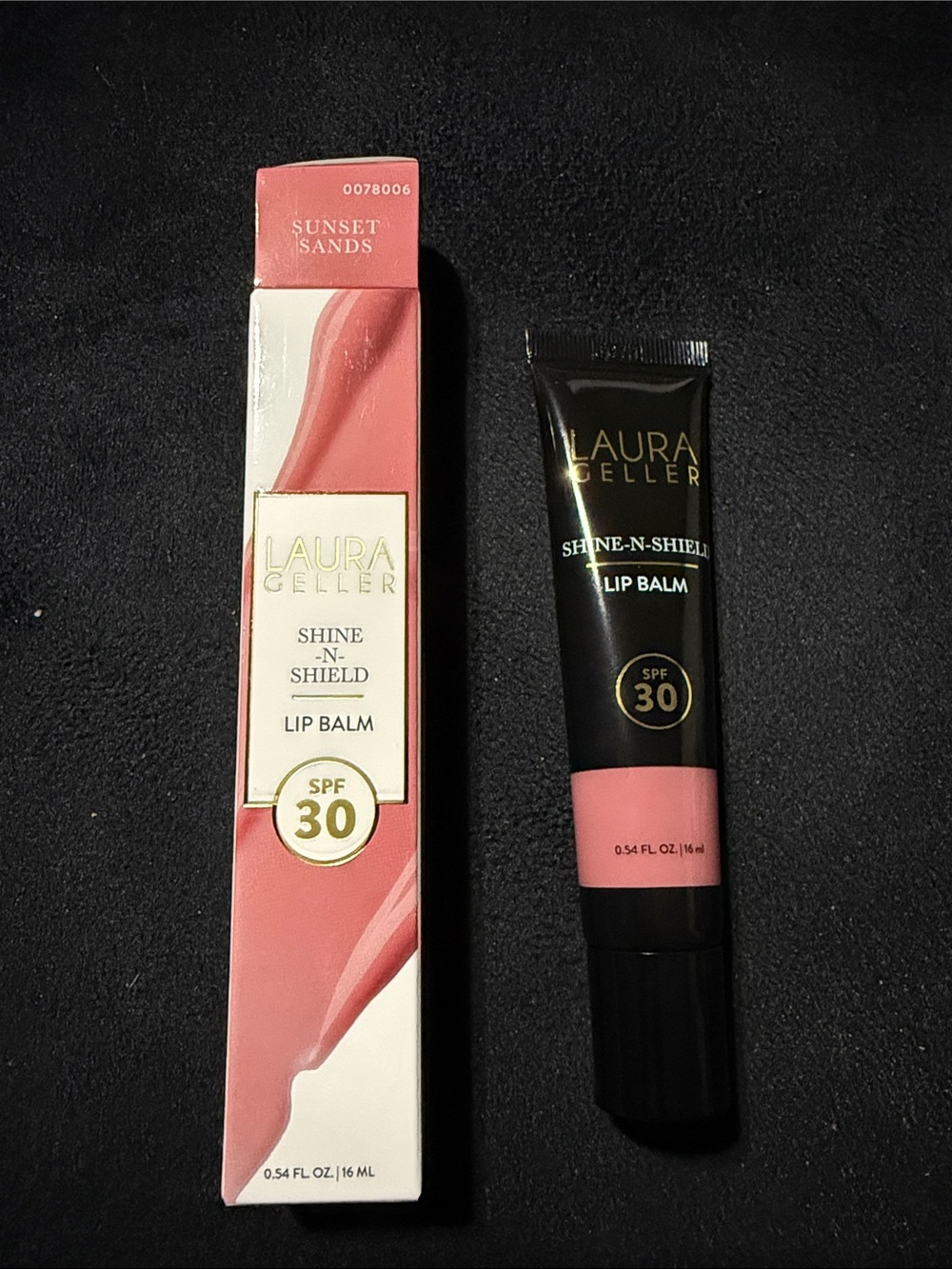 Laura Geller Shine-N-Shield Lip Balm SPF 30 — Sunset Sands Pink